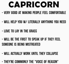 a black and white poster with the words capricorn