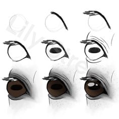 how to draw an eye step by step