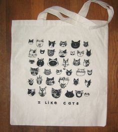 CATS Market Tote Bag Cotton Tote Bag With Cat Print, Cotton Bag With Cat Print, Rectangular Shape, Everyday Cotton Bags With Cat Print, Rectangular Cotton Bag With Cat Print, Cotton Bags With Cat Print For Everyday Use, Casual Cotton Bag With Cat Print, Cotton Cat Print Rectangular Bag, Cotton Cat Print Bags For Everyday Use, Cotton Tote Bag With Cat Design