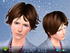 Sims 4 Male Hair Ponytail, Simstrouble Hair Cc Male, Sims 3 Hair Cc Male, Cc Male Hair, Sims 3 Male Hair, Ts2 Male Hair, The Sims Cc, Male Hairstyle, Male Hairstyles