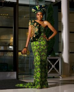 Being well dressed played a significant role in the Nigerian class system with much importance being attached to the size, color, quality and quantity of aso ebi fabric. Visit our page for more style. Asoebi Style, Wedding Games For Guests, Awards Night, Engagement Ceremony, Asoebi Styles, Aso Ebi