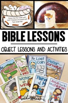 bible lessons and activities for kids to learn the bible with their own hands on paper