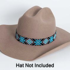 The Sadie Beaded Black Hat Band is perfect for cowboy and fedora hats. Crafted with high quality black beads, its eye-catching design will take your hat game to the next level. Style with confidence and get ready to turn heads. **Please note this is the hatband only** Southwestern Black Hat Bands For Country Events, Western Style Adjustable Beaded Fedora, Adjustable Beaded Western Fedora, Western Adjustable Beaded Fedora, Beaded Rodeo Hat One Size Fits Most, Beaded Flat Brim Hat For Rodeo, Southwestern Adjustable Black Hat Bands, Black Beaded Western Hat, Black Beaded Hat Band For Beach