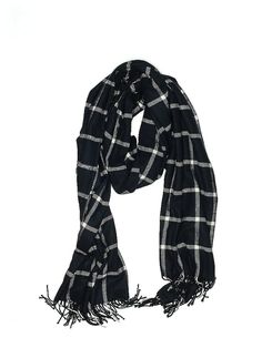 Unbranded Scarf Size: One Size Accessories - used. No Fabric Content, Plaid | Scarf: Black Plaid Accessories Cute Plaid Scarf, Black And White Flannel Scarf, Plaid Accessories, Blue Plaid Scarf, Black Scarves For Cold Weather, One Size, Red Plaid Scarf, Black Scarf, Black Plaid, Virtual Closet