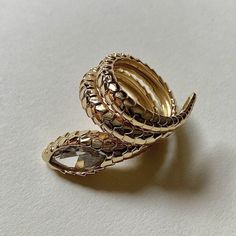 This is the very first design at Defoe & Co. and was dedicated to the founder's sister Kiara Tang who works as a frontline doctor for COVID19. Snake was chosen as a design symbol here, as it represents healing and health in ancient Greek stories.  Gold ring: Made of sterling silver with 18k gold plating. Silver rin Egyptian Rings, Greek Stories, Jewelry Editorial, Synthetic Diamond, Snake Jewelry, Princess Aesthetic, Snake Ring, Women's Jewelry And Accessories, Girly Jewelry