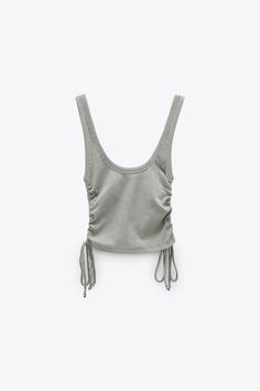 Spring Sleeveless Ribbed Bodysuit, Trendy Summer Tank Bodysuit, Trendy Tank Bodysuit For Summer, Chic Sleeveless Cotton Bodysuit, Spring Bodysuit With Tank Straps And Stretch, Zara Stretch Bodysuit For Spring, Spring Chic Tank Bodysuit, Trendy Cotton Bodysuit With Scoop Neck, Trendy Cotton Scoop Neck Bodysuit