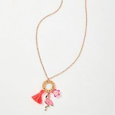 Justice Girls Flamingo Cluster Charm Necklace New! Item Comes From A Smoke Free Home I Do Not Accept Returns All Sales Are Final If You Are Satisfied With Your Purchase Please Leave 5 Star Ratings Thanks For Fun Pink Adjustable Charm Necklaces, Pink Adjustable Fun Charm Necklace, Fun Pink Adjustable Charm Necklace, Cute Pink Summer Necklaces, Playful Pink Necklace For Summer, Playful Pink Summer Necklaces, Playful Pink Summer Necklace, Cute Pink Necklace For The Beach, Playful Pink Necklaces For Beach