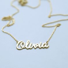 "Name necklace will be handmade with your desired, A beautiful customized gift for yourself or someone you care for. \"What's in a name?\" Spell out a name and let us create a beautiful gift that sparks joy! Materials : The materials we use: High Quality 925 Sterling Silver Color :Sterling Silver - 14k Yellow gold plated -14K Rose Gold Plated HOW TO ORDER; Please select your preffered quantitiy from the menu while adding to card. Please write your desired SIZE-NAME-MATERIAL choice as a note at c Customizable Pendant Name Necklace For Personalized Gift, Customizable Pendant Necklace For Birthday Gift, Custom Pendant Necklace For Personalized Gifts, Customizable Nameplate Necklace For Personalized Gift, Handmade Pendant Charm Necklaces For Birthdays, Handmade Pendant Charm Necklaces For Birthday, Handmade Pendant Charm Necklace For Birthday, Personalized Name Pendant Necklace, Customized Nameplate Necklace For Personalized Gift