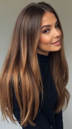 Long Brunette Hair Green Eyes, Burnt Brunette Hair, Balayage Colors For Brunettes, Hair Color Pale Skin Green Eyes, Winter Hair Color For Brown Eyes, Brown Hair Trends Fall 2024, 2024 Brown Hair Trends, Hair Fall 2024, Blue Eyes Hair Color Ideas