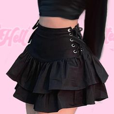 Mall Goth Skirt, Foto Pov, Layered Skirts, Skirt Png, Vestido Shein, Goth Skirt, Gothic Skirt, Cool Clothes, Rok Mini