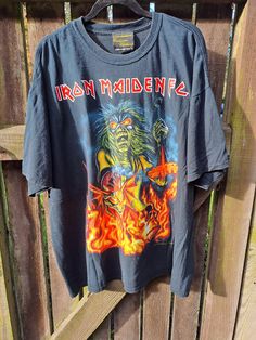 "Pit to pit 26.5\" & Spine 30\" 2009 ridiculously Rare and in Great Shape Maiden fc 2xl tee" Iron Maiden, United Kingdom, Gender Neutral, Adult Outfits, Tops & Tees, T-shirt, Top Outfits, T Shirts, T Shirt