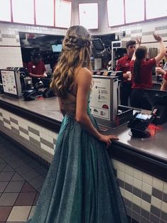 Open Back Shiny Long Prom Dress,PD22383 on Storenvy Cute Prom Dresses, Pretty Prom Dresses, Grad Dresses, Dresses Elegant, Hoco Dresses, Long Prom Dress, Dance Dresses, Ball Dresses, Fancy Dresses