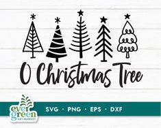 christmas tree svg cut file