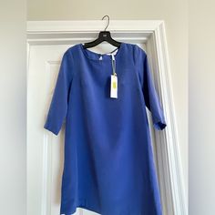 Beautiful Blue Bcbg Dress Never Worn Very Flattering Style Chic Blue Shift Mini Dress, Blue Shift Midi Dress For Work, Indigo Dress, Green Summer Dresses, Sleeved Velvet Dress, Bcbg Dress, Floral Slip Dress, Sleeveless Dress Summer, Sleeveless Floral Dress