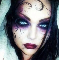 , Carnaval Make-up, Beautiful Halloween Makeup, Makeup Zombie, Fantasy Make-up, Halloweenský Makeup, Halloween Make-up Looks, Halloween Fest, Witch Makeup, Halloween Eye Makeup