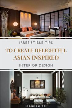 Minimalist decorations, sleek symmetry, clean, and well-defined straight lines are all fundamental parts of Asian design that inspired by the Japanese style. The Asian themes will encourage you to surround yourself with only the things that you absolutely fall in love with. #interiordesign #asianinterior #asiandecoration Modern Asian Interior, Modern Asian, Japanese Decor, Diy Boho, Asian Design, Mid Century Modern Decor