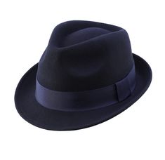 PRICES MAY VARY. 100% Wool Fedora Featuring pinched crown and grosgrain band Supple satin lining help in preventing hat hair, cotton sweatband for wicking moisture away Hat Size M 7 1/8 57cm, Size L 7 3/8 59cm, Brim:3cm-4.5cm Crown Depth:4.72" Keeping you toasty and warm during the winter months Perfect for daily use or most special occasions like derbies, weddings, proms, plays, musicals and theatre performances Home Prefer Mens Wool Felt Fedora Hat is fashionable, refined, keeping you toasty a Classic Fitted Felt Cap, Classic Navy Hat With Short Brim, Navy Classic Hat With Short Brim, Classic Navy Hat, One Size Fits Most, Classic Navy Hat One Size Fits Most, Best Hats For Men, Winter Shorts, Hat Hair, Trilby Hat