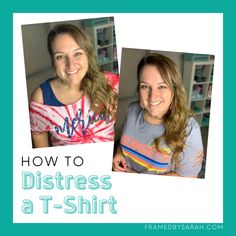 How to Distress a T-Shirt Cut Up