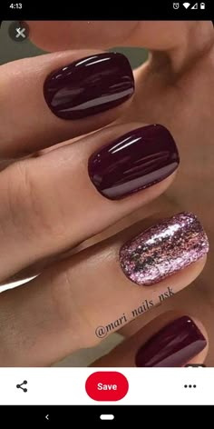 Shellac Pedicure, Nexgen Nails, Fall Acrylic, Classy Nail Designs, Valentine Nails, Nail Colors Winter, Baddie Nails, Modern Nails, Gold Nail