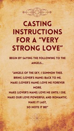 Here are casting instructions for a very strong love! Before casting a spell, I recommend you to do your research and understand what love spells are and how they work. There are a lot of different love spells, so you need to be sure that you are using the right one for your situation. Spell To Draw Someone To You, Sigil To Make Someone Love You, Protection Before Spells, How To Do Love Spells, Healing Spells For Loved Ones, Obsession Love Spell, Strong Love Spells, Spells That Actually Work For Love, How To Cast A Love Spell