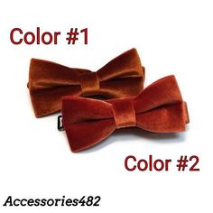 !!!!!!!!!!! Color #1 OUT OF STOCK.  We're waiting for RESTOCK in February 2021 !!!!!!!!!!!Mix Match BOW TIE VELVET Rust terracotta and burnt orange necktie for men Grooms wedding ideas Father's day Fall Winter wedd2021 self tiedSize of SUSPENDERS (made of VELVET, Y-shape back, ANTIQUE bronze clips)- BABY/TODDLER/BOY (6 months-3 years old)Adjustable 16-26""- BOY (4 - 12 years)Adjustable up to 32" inches.ADULT suspenders (Standard).- Adjustable 26"-40"Width of straps is 1 inch. BIG suspenders (for Adjustable Red Suit And Tie Accessories For Wedding, Adjustable Red Bow Tie For Wedding, Red Dapper Ties For Wedding, Red Dapper Tie For Wedding, Dapper Brown Suit And Tie Accessories For Wedding, Formal Orange Bow Tie, Brown Bow Tie For Wedding And Father's Day, Brown Bow Tie For Wedding, Red Adjustable Tie For Wedding