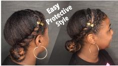 Easy Hairstyles With Braiding Hair Weave, Natural Braided Hairstyles Without Weave For Women, Hairstyles Without Weave, Roller Set Natural Hair, Style For Natural Hair, Black Hair Curls, Protective Style Braids, Short Relaxed Hairstyles