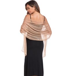 PRICES MAY VARY. High quality upgraded sheer fabric, the shawl wrap is super soft and comfortable, Smooth.Lightweight, and Breathable,suitable for all seasons. silky chiffon shawls available in two sizes:79’’×18’’(200×45cm),79’’×27’’(200×70cm).great to wear it as a scarf, shawl or wrap for women. Available in different Classic colors; such as:Black,Blush,Light Grey,White,Ivory,Navy Blue,Champagne;Great match your different dresses in different Occasion. These shawls Scarves are perfect for match Copper Dress With Shawl, Navy Blue Dress With Shawl, Shawl For Burgundy Dress, Shawl Over Dress, Shawl For Formal Dress, Wedding Guest Shawl, Bridesmaid Scarves, Dress Shawl, Blue Champagne