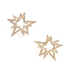 Brand New, Never Worn. Gold Star Earrings, Star Earring, Earrings Star, Star Stud Earrings, Pearl Bridal Jewelry, Gold Bridal Earrings, Constellation Necklace, Printed Jewelry, Earring Gold