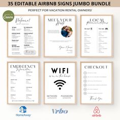 the ultimate printable wedding menu bundle includes five different designs, including one for each guest