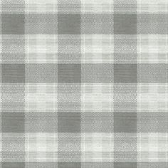 a gray and white plaid fabric