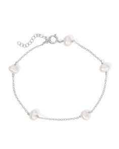 Product Details White irregular Pearl. Bracelet length is adjustable from 6 to 7 inches. Safe for sensitive skin. Available in 14k Gold Filled or Sterling Silver. Adjustable Elegant Sterling Silver Bracelet For Everyday, Elegant Adjustable Sterling Silver Bracelet For Everyday, Elegant Sterling Silver Bracelet With Extender For Everyday, Minimalist Adjustable Pearl Bracelet With Extender, Classic Pearl Bracelet With Extender, Adjustable Classic Charm Bracelet For Everyday, Adjustable Classic Charm Bracelet, Classic Pearl Bracelet With Extender For Gift, Classic Round Chain Bracelet With Extender