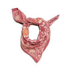 This is a hand-dyed and hand-stamped batik bandana, handmade by artisans. This fabric is handmade by artisans in Java using centuries old wax & dye batik technique. This fabric is made from flowy lightweight bandana fabric. This bandana is made from white cotton fabric that is then hand-stamped and hand-dyed using 700 years old batik wax and dye technique. The batik fabric is also then sun baked. You should expect some variation of the color. This pattern is called Plumeria Size: 19.7”x20.5” Mad Batik Technique, White Cotton Fabric, Hair Cover, Pink Lilac, Batik Fabric, Face Coverings, A Face, Java, Womens Scarves