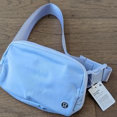 Lululemon Everywhere Belt Bag - 1l Nwt Powder Blue Brand New Brand New With Tags Lululemon Everywhere Belt Bag In 1 Liter In Blue Pastel. Rare And Sold Out! Other Colors And Sizes Available, Please See Other Listings. Happy To Combine Shipping. 100% Guaranteed Authentic, Purchased By Me Directly From Lululemon. Free Gifts With Purchase Pet And Smoke-Free Home Lulu Belt Bag Blue, Blue Everyday Shoulder Belt Bag, Blue Lululemon Belt Bag, Lululemon Belt Bag, Sporty Blue Belt Bag, Trendy Blue Belt Bag/shoulder Bag, Lululemon Functional Belt Bag For On-the-go, Lululemon Collection, Girly Christmas Gifts