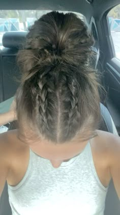 #hair #browhair #hairstyles #beach #beachahir #brownhairinspo #haircut #updo #bun #braids #brownbun #longbraids #summerhair #summerhairdo #sportshairstyles #sportshair #athletichair #updostyles Lax Hairstyles, Hair For Sports, Lax Hair, Simple Volleyball Hairstyles, Gameday Hair, Gymnastics Hairstyles, Game Day Hairstyles, Tennis Hairstyles, Basketball Hair