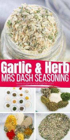 garlic and herb mrs dash seasoning recipe