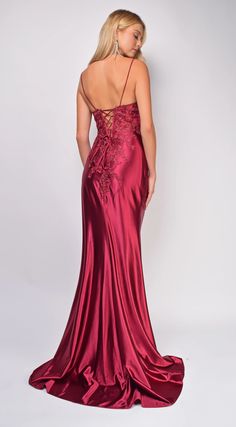 Thea Burgundy Red Sequin Lace Detail Gown – Emprada Evening Gown With Corset Back And Spaghetti Straps, Spaghetti Strap Evening Gown With Corset Back, Prom Gown With Lace-up Back And Floor Length, Floor-length Prom Gown With Lace-up Back, Floor-length Gown With Lace-up Back For Prom, Gala Evening Dress With Lace Back And Spaghetti Straps, Prom Gown With Corset Back, Spaghetti Strap Evening Dress With Lace Back For Gala, Prom Gown With Fitted Bodice And Corset Back