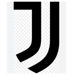 the letter j in black and white