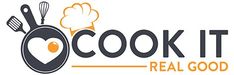 the logo for cook it real good