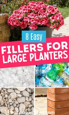 Easy plant fillers for large planters. Cheap Plant Pots, Big Potted Plants, Cheap Planters, Outdoor Potted Plants, Tall Potted Plants, Pot Fillers, Outside Planters, Cheap Flower Pots, Large Garden Pots