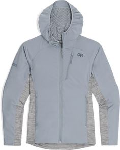 Outdoor Research Deviator Insulated Hoodie - Women's | REI Co-op Functional Gray Hoodie For Outdoor, Functional Gray Hooded Jacket With Adjustable Hood, Functional Windproof Nylon Hoodie, Functional Gray Hoodie For Outdoor Activities, Functional Gray Hooded Jacket For Outdoor Activities, Functional Gray Hooded Jacket For Outdoor, Sporty Hooded Jacket For Outdoor Work In Winter, Sporty Winter Hooded Jacket For Outdoor Work, Sporty Hooded Jacket For Winter Outdoor Work