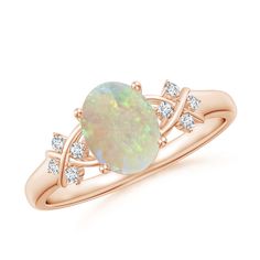 This contemporary design crafted in 14K rose gold is a beautiful rendition of the popular XOXO sign. A captivating oval opal catches the eye with its mesmerizing play of colors. Brilliant diamonds accent the X motifs that form the shoulders of this opal criss cross ring. Xoxo Sign, October Birthstone Jewelry, Criss Cross Ring, Cross Ring, Rings For Girls, Classic Ring, Natural Opal, October Birth Stone, Brilliant Diamond