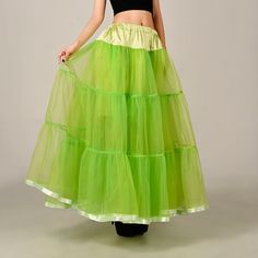 Beautiful Long Skirt, Tutu Skirts,petticoat on Luulla Summer Crinoline Petticoat For Costume Party, Summer Costume Party Crinoline Petticoat, Spring Crinoline Skirt For Costume Party, Stretch Petticoat For Costume Party, Fitted Green Petticoat For Spring, Fitted Green Petticoat For Summer, Green Summer Party Petticoat, Summer Party Green Petticoat, Spring Long Skirt Petticoat With Attached Cancan