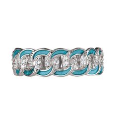 Buy One - Get Two! Get swept away by the beauty of this chic platinum-plated 3-ring set!Ring 1 features a simulated diamond baguette embraced by rich blue enamel.Ring 2 features a blue pear-shaped simulated diamond accented by white simulated diamonds.Ring 3 features infinity link blue enamel and simulated diamonds that sparkle with light.These unique and stylish rings can be worn separately or together in any combination, providing incredible versatility. Blue Diamond Enamel Ring Fine Jewelry, Blue Enamel Diamond Ring Fine Jewelry, Elegant Blue Enamel Ring, Fine Jewelry Blue Enamel Anniversary Ring, Blue Enamel Jewelry For Anniversary, Elegant Blue Enamel Promise Ring, Elegant Blue Enamel Ring In Sterling Silver, Elegant Blue Enamel Sterling Silver Ring, Military Jewelry