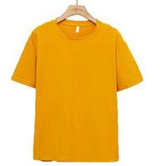 casual short sleeve plus size solid bright color spring summer all match sports style loose shirt