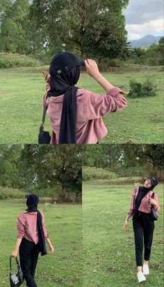 Ootd Simple, Hijab Aesthetic, Casual Hijab, Casual Hijab Outfit, Hijabi Outfits Casual