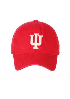 This Indiana Hoosiers Red Adjustable Hat features a licensed Indiana University Hoosiers embroidered logo on the front. Embroidered logo on front, Dad hat, Curved visor, Adjustable strap closure, Washed cotton, relaxed fit design, Cotton, Washable, Imported Temporary Store, Indiana Hoosiers, Indiana University, Dad Hat, Adjustable Hat, Dad Hats, Cotton Material, Indiana, Adjustable Straps