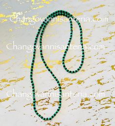 Choose from any of these styles Orisha Warriors and Godness necklaces. Protect yourself from Envy and any bad energies coming to you. Choose blessed by Santera or simple. Blessed will come with Santera's oils.  For sales and rewards points each purchase go to: https://www.changovannisanteria.com/product-page/orisha-yoruba-necklaces-collares-orisha-yoruba   Please do not use to shower or sleep as material can damage. Made of elastic string.     Any questions or guidance feel free to message me. I Green Spiritual Necklace For Festival, Green Spiritual Necklace For Festivals, Traditional Green Necklace For Meditation, Green Spiritual Crystal Necklaces For Festivals, Spiritual Green Crystal Necklaces For Festivals, Green Spiritual Crystal Necklace For Festival, Green Spiritual Long Beaded Necklaces, Spiritual Green Long Beaded Necklaces, Spiritual Green Necklaces For Festivals