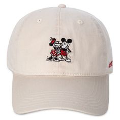 Sweethearts Mickey and Minnie are paired together on the front of this cotton baseball cap from RSVLTS. The classic twill design also includes ''Disney Mickey and Friends'' embroidered on the back of this timeless classic that includes an adjustable back strap. Disney Adjustable Baseball Cap, Adjustable Disney Baseball Cap, Casual Cotton Mickey Mouse Hats, Casual Cotton Hats With Mickey Mouse Detail, Casual Mickey Mouse Baseball Cap, Adjustable Cotton Mickey Mouse Hat, Disney Box, Disney Shopping, Mickey And Minnie Mouse