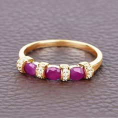 14K Gold Ruby Ring, Natural 3-stone Ruby Yellow Gold Ring for Women, Engagement Ring, July Birthstone, Minimalist Ring, Dainty Ruby Ring - Etsy Dainty Ruby Ring, 14k Gold Ruby Ring, Gold Ruby Ring, Gold Ring For Women, Ruby Ring Gold, 3 Stone Ring, Aquamarine Jewelry, Silver Gemstone Jewelry