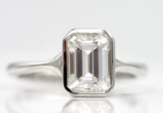 Moissanite Ring, 925 Sterling Silver Ring, Emerald cut Ring, Solitaire Ring, Engagement Ring, Wedding Ring, Gift for her, 100% Good Quality, Stone    :- Moissanite Size       :- 8×6 MM  Shape    :- Emerald cut Material  :-  925 Sterling silver ❁❁ 𝐉𝐞𝐰𝐞𝐥𝐫𝐲 𝐂𝐞𝐫𝐭𝐢𝐟𝐢𝐜𝐚𝐭𝐞 ❁❁ ↣ KHJewels branded authenticate Jewellery Certificate comes with the authenticity of Metal, Moissanite, and Gemstone combination. ↣ The certificate comes with Limited Lifetime Warranty details. ↣ Listed Jewellery comes with a branded Jewellery Certificate on request. ↣ If you want to get the certificate with your ordered jewellery then please contact me within 72 hours of your order placed. ↣ The certificate is Chargeable. ❃ 𝐒𝐩𝐞𝐜𝐢𝐚𝐥𝐭𝐲 𝐚𝐧𝐝 𝐍𝐨𝐭𝐞𝐬 ↣ Customised Designer Jewellery. ↣ Offer All c Emerald Cut Ring, Ring Emerald Cut, Emerald Cut Rings, Ring Emerald, Ring Engagement, Moissanite Ring, Moissanite Rings, Ring Wedding, 925 Sterling Silver Jewelry